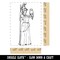 Athena Greek Goddess Minerva Wisdom War Rectangle Rubber Stamp for Stamping Crafting